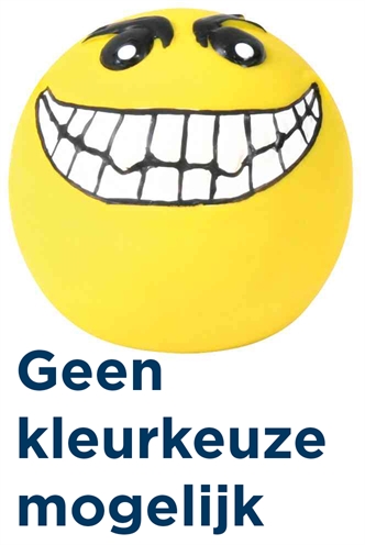 Trixie Latex / Polyestervlies Smiley Met Geluid Assorti 6x6x6 CM 4 ST