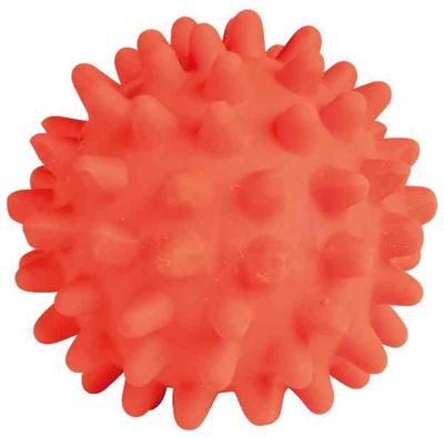 Trixie Latex Egelbal met Geluid 7 CM Assorti 3 ST
