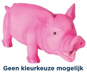 Trixie Varken met Dierengeluid 21 cm Assorti 3 st
