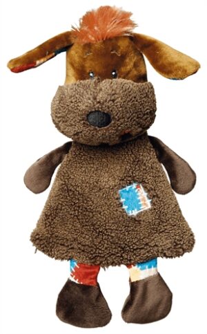 Trixie Pluche Hond Met Geluid En Ritsel 28 CM