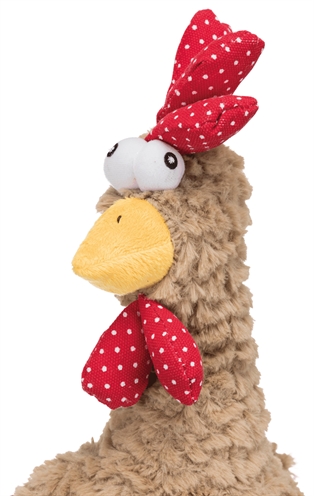 Trixie Pluche Haan met Geluid 60 CM