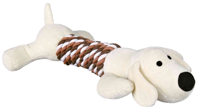 Trixie Pluche Dier Met Touwe En Geluid 32 CM Assorti 3 ST
