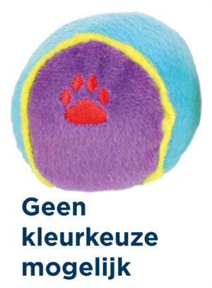 Trixie Pluche Speelbal 6x6x6 CM Assorti 24 ST