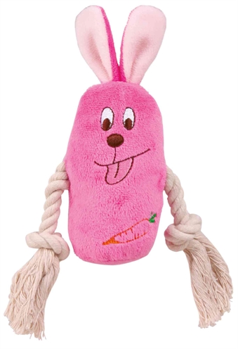 Trixie Pluche Dier Met Touw Assorti 13 CM - 3 Stuks