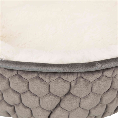 Trixie Relax-iglo Livia Taupe/Crème 45x33x25 cm — Comfortabele plek voor jouw hond