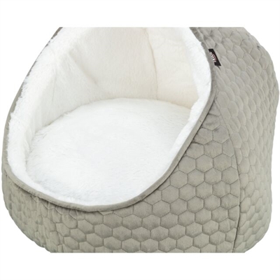 Trixie Relax-iglo Livia Taupe/Crème 45x33x25 cm — Comfortabele plek voor jouw hond