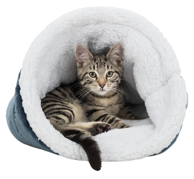 Trixie Relax-slaapzak Paul Blauw/Wit 60x40x12 cm — Comfortabele plek voor jouw hond