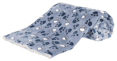 Trixie Deken Tammy Blauw/Beige 100x70 cm — Comfortabele plek voor je huisdier