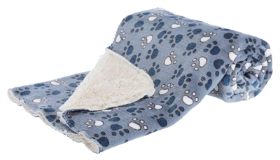 Trixie Deken Tammy Blauw/Beige 100x70 cm — Comfortabele plek voor je huisdier