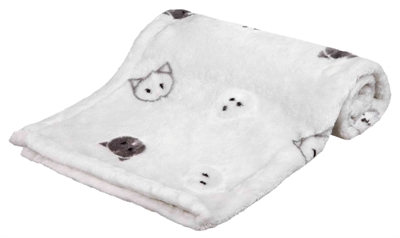 Trixie Deken Mimi Softpluche Lichtgrijs 70x50 cm
