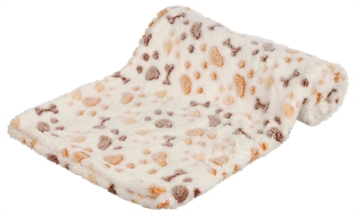 Trixie Deken Lingo Softfleece Wit/Beige 75x50 cm — Comfortabele plek voor je huisdier