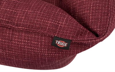 Trixie Hondenmand Talis Hoekig Bordeauxrood 100x70x26 cm — Comfortabele rustplek voor jouw hond