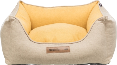 Trixie Hondenmand Lona Hoekig Zand/geel 80x60x27 cm — Comfortabele plek voor jouw hond