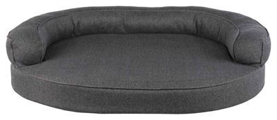 Trixie Sofa Florentina Ovaal Grijs 110x85x27 cm — Comfortabele rustplek voor jouw hond