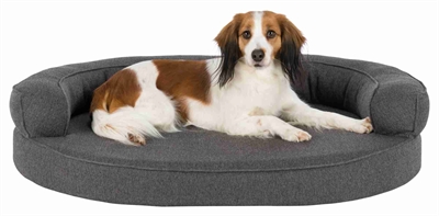 Trixie Sofa Florentina Ovaal Grijs 110x85x27 cm — Comfortabele rustplek voor jouw hond