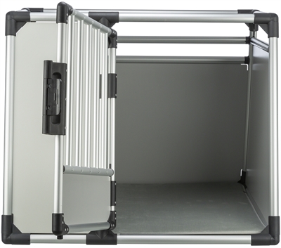 Trixie Vervoersbox Aluminium 97x88x75 CM Zilver/Lichtgrijs