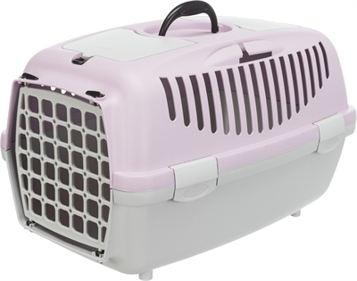 Trixie Vervoersbox Capri 2 Lichtgrijs/Lila 55x37x34 cm