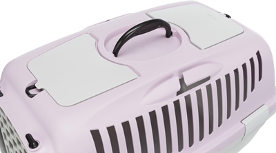 Trixie Vervoersbox Capri 2 Lichtgrijs/Lila 55x37x34 cm