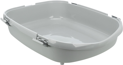 Trixie Kattenbak Primo XXL Grijs/Wit 71x56x25 cm met Rand