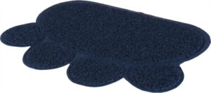 Trixie Schoonloopmat Voor Kattenbakken Poot Pvc Donkerblauw 60x45 CM 2 ST