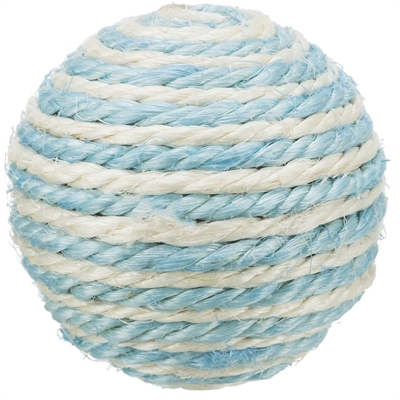 Trixie Sisal Bal met Ratel Assorti 6x6x6 CM 4 ST