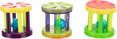 Trixie Bal/Rol Kunststof Assorti 4,5 cm - 60 st
