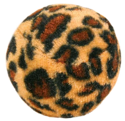 Trixie Pluche Ballen Luipaardprint 4 cm 4 stuks