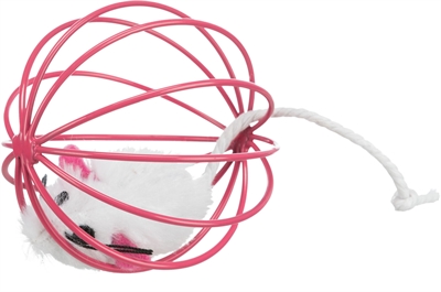 Trixie Muis in Traliebal Pluche 6 cm Assorti 24 st