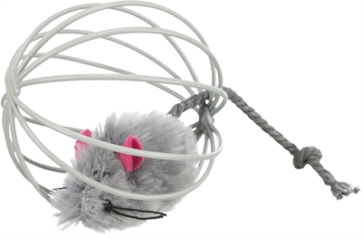 Trixie Muis in Traliebal Pluche 6 cm Assorti 24 st