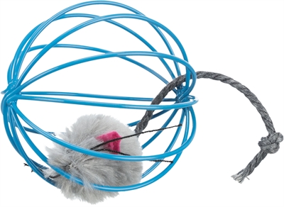 Trixie Muis in Traliebal Pluche 6 cm Assorti 24 st