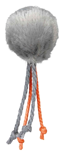 Trixie Pluche Bal Met Touwtjes Voor Katten 4x4 CM 100 ST