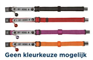 Trixie Kattenhalsband Met Adresflap My Home Reflecterend Assorti 4 ST