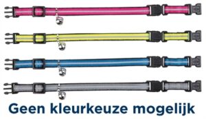 Trixie Kattenhalsband Met 2 Sluitingen Reflecterend  Assorti 4 ST