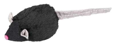 Trixie Pluche Muis Met Microchip 6 CM Assorti 12 ST