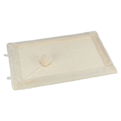 Trixie Krabmat Sisal/Pluche Bruin 55x35 cm 2 stuks