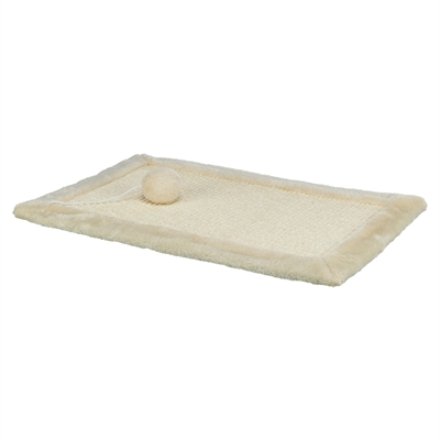 Trixie Krabmat Sisal/Pluche Bruin 55x35 cm 2 stuks