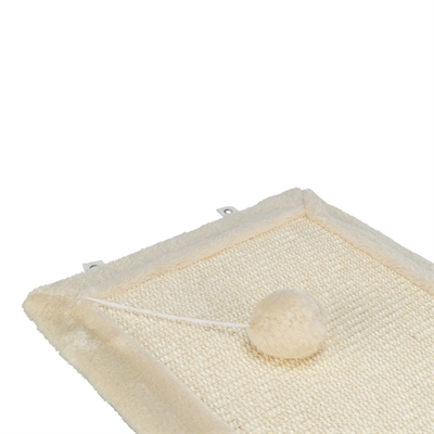 Trixie Krabmat Sisal/Pluche Bruin 55x35 cm 2 stuks