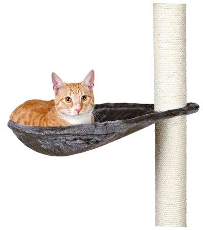 Trixie Hangmand Pluche Platinagrijs 40x40 cm voor Krabpalen