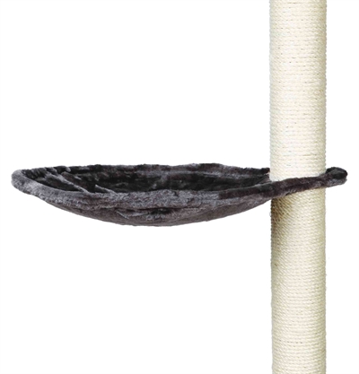 Trixie Hangmand Pluche Platinagrijs 40x40 cm voor Krabpalen