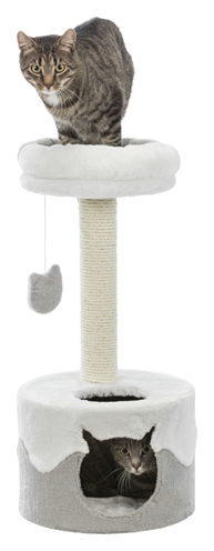 Trixie Krabpaal Nuria Wit/Grijs 35x35x71 cm met ligplateau