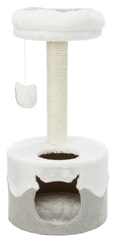 Trixie Krabpaal Nuria Wit/Grijs 35x35x71 cm met ligplateau