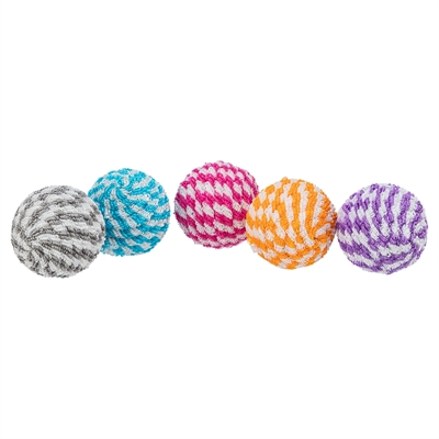 Trixie Kattenspeelbal Kunststof/Nylon Assorti 4,5 cm 54 st
