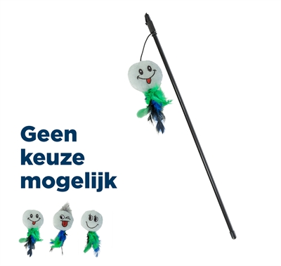 Trixie Speelhengel Smiley Kunststof / Pluche Met Catnip 50 CM 4 ST