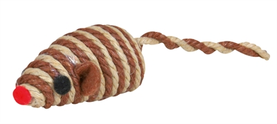 Trixie Muis Katoen/Bast Assorti 5 cm - 132 stuks