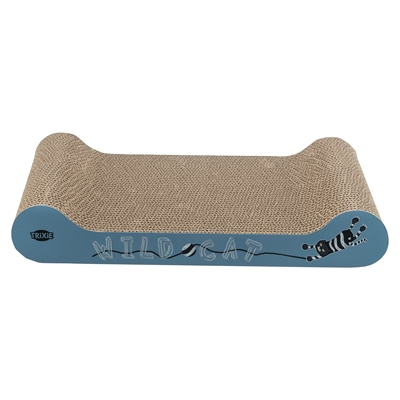 Trixie Krabkarton Catnip Blauw 41x24x7 CM