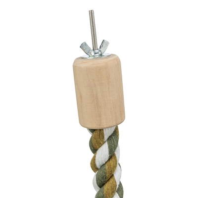 Trixie Touw-zitstok Flexibel 37x1,6 CM 3 ST met Schroefbevestiging