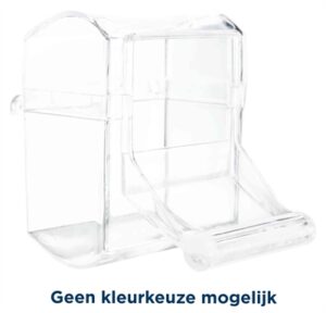 Trixie Voerbak Met Landingsplaats Kunststof Assorti 7x7 CM 70 ML 4 ST