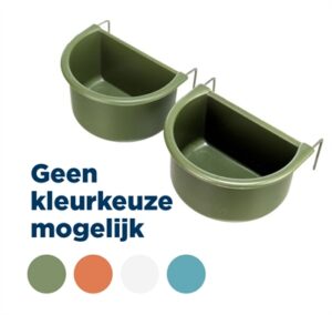 Trixie Set Hangbakjes Met Draadhouder Kunststof Assorti 75 ML / 85 ML 4 ST