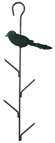 Trixie Mezenbollenhouder Vogel 4 Bollen Metaal Donkergroen 9x40 CM