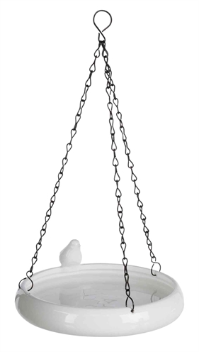 Trixie Hangende Vogeldrinkschaal Keramiek Wit 21x21 cm 500 ml
